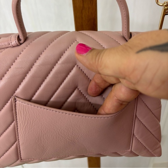 Quince Pink Quilted Crossbody Bag - Picture 6 of 12